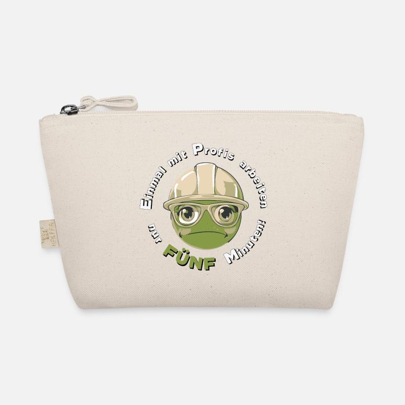 work with professionals once, just five minutes -green Organic Pouch