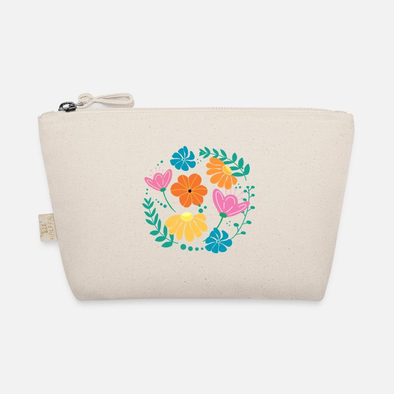 rond coloré de fleurs Trousse biologique