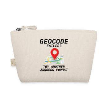 Geokodierung Fehler Adressformat GIS Humor - Bio-Täschchen - Natur - Vorne