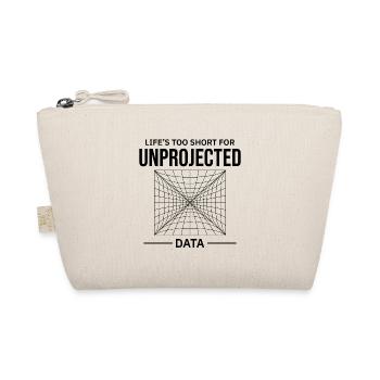 Unprojected Data GIS Cartography Mapping Error - Organic Pouch - nature - Front