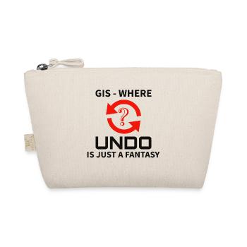 GIS Undo Fantasy Data Mapping Errors - Organic Pouch - nature - Front