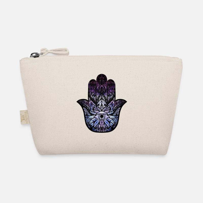 Cosmic Hamsa Organic Pouch