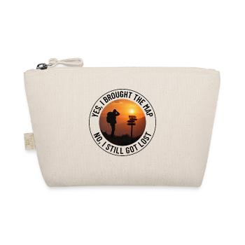 Outdoor Mapping Hiker Signpost Sunset Adventure - Organic Pouch - nature - Front