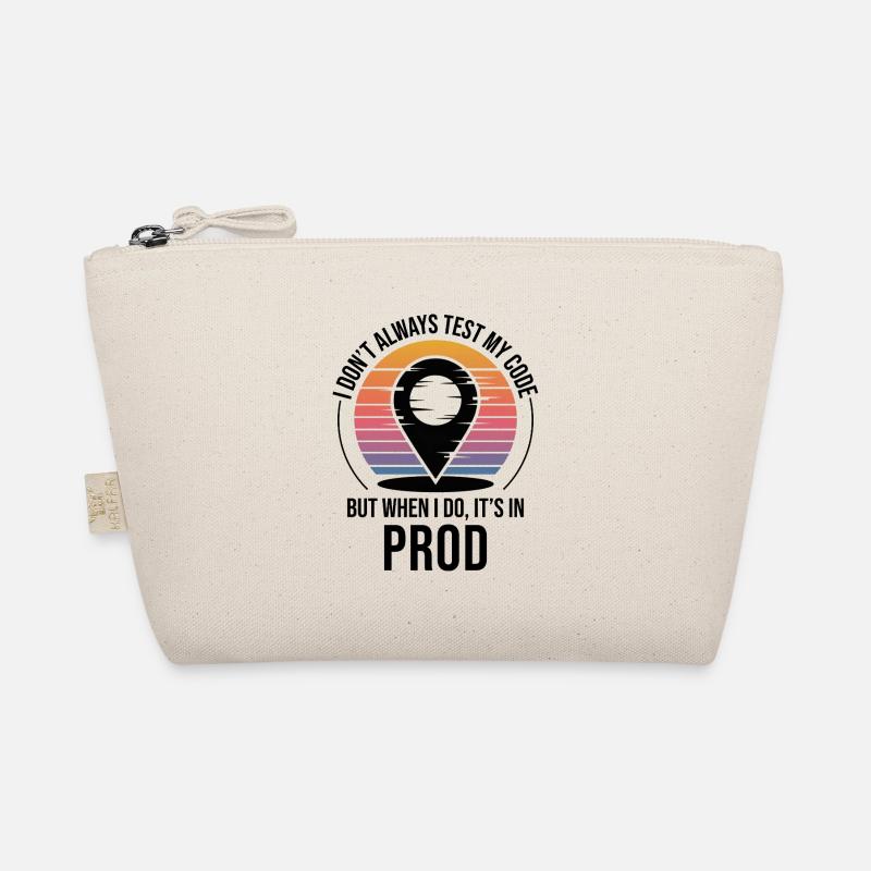 Developer Coder Programmer Prod Testing Humor Organic Pouch