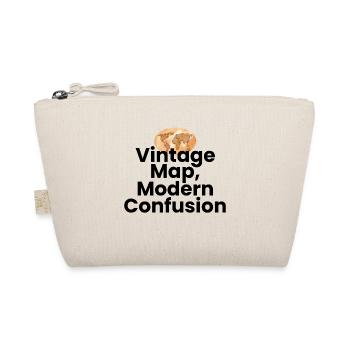 Vintage Karte Moderne Verwirrung Geographie GPS - Bio-Täschchen - Natur - Vorne