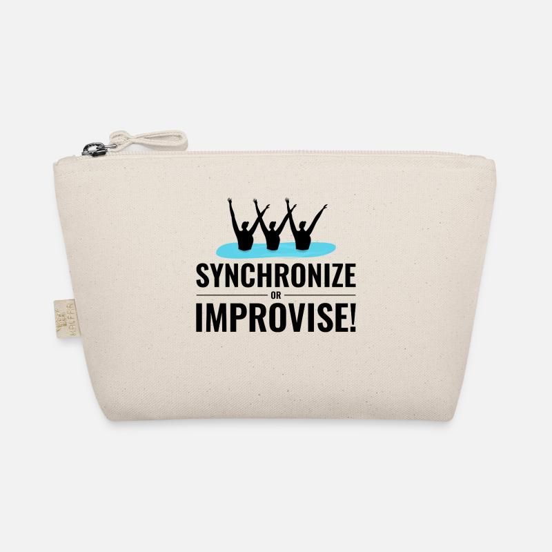 Synchronized Swimming Improvise Team Swimmer Humor Organic Pouch