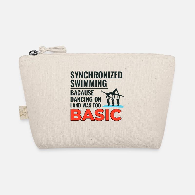Synchronized Swimming Dancing Basic Swimmer Humor Organic Pouch