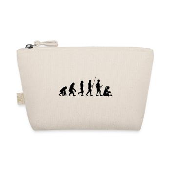 Evolution Stricken Hobby Handarbeit Wolle Geschenk - Bio-Täschchen - Natur - Vorne