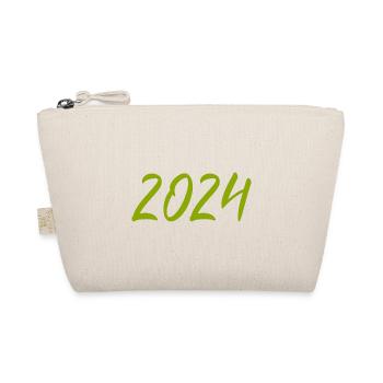 2024 New Year's Eve New Year green - Organic Pouch - nature - Front