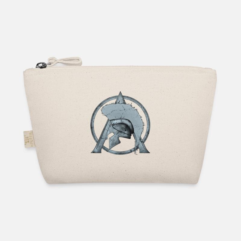 Leonidas Helm und Sparta Lambda Symbol Bio-Täschchen