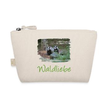 wald 57 mit dachs - Bio-Täschchen - Natur - Vorne