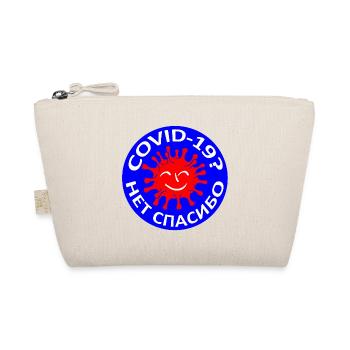 COVID-19? No thanks; Russian; - Organic Pouch - nature - Front