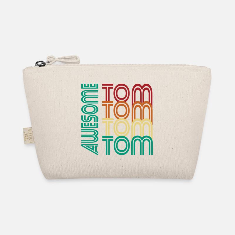 TOM Awesome first name T-shirt personalized gift tom Organic Pouch