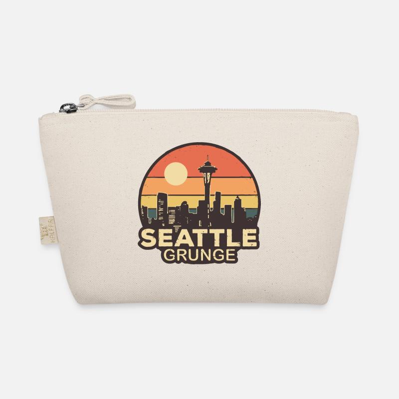 Seattle Grunge - Bio-Täschchen - Natur