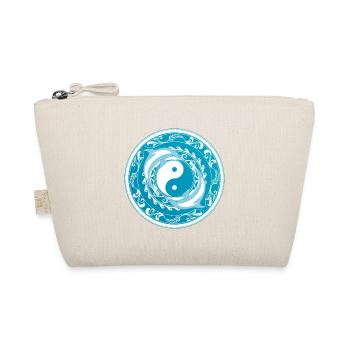 Yin Yang Delfine - Bio-Täschchen - Natur - Vorne