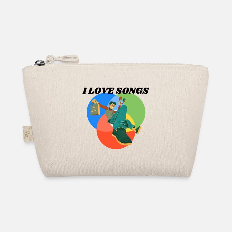 I LIKE SONGS - Bio-Täschchen - Natur