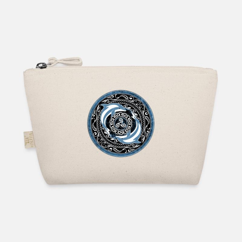 Celtic dolphins Organic Pouch