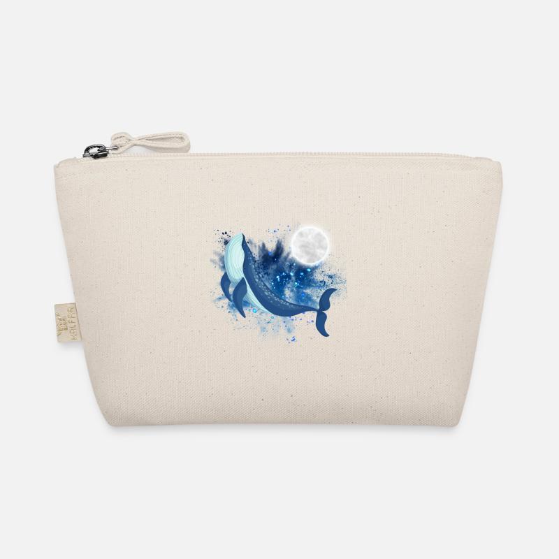 Rorqual bleu avec lune Trousse biologique