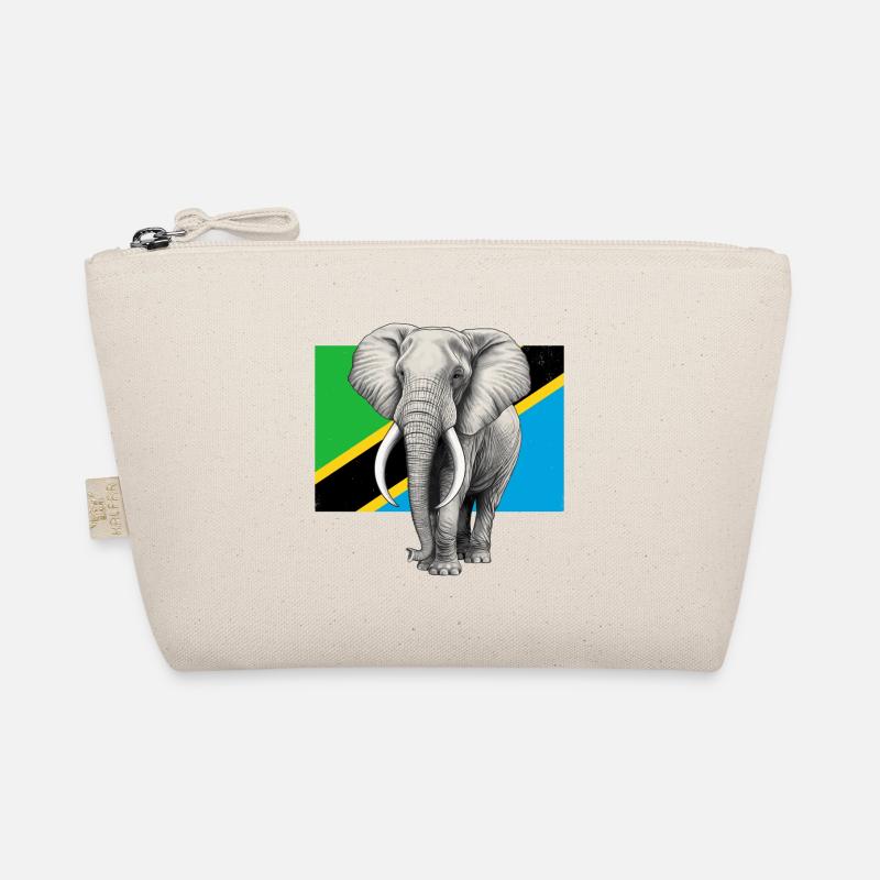 Drapeau éléphant de Tanzanie Trousse biologique