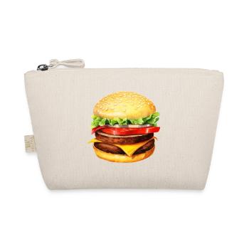 Wasserfarben Hamburger Fast Food - Bio-Täschchen - Natur - Vorne