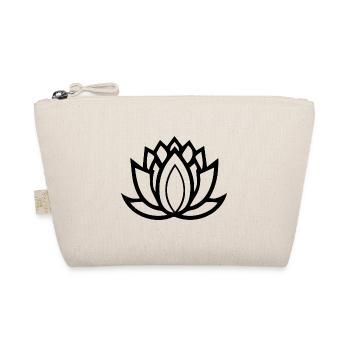 Lotus Blüte - Bio-Täschchen - Natur - Vorne