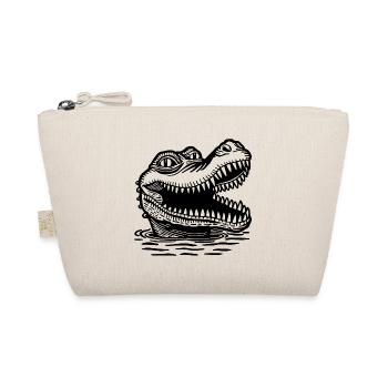 Crocodile Alligator - Organic Pouch - nature - Front