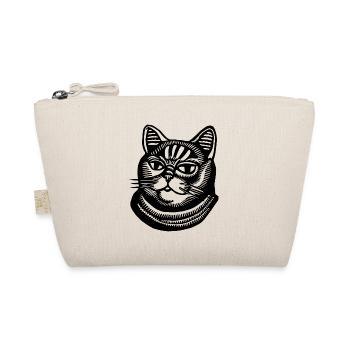 Cat Cats Cat Face - Organic Pouch - nature - Front