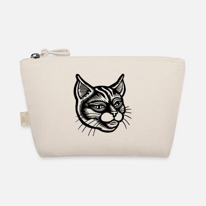 Katze Katzen Katzengesicht Bio-Täschchen