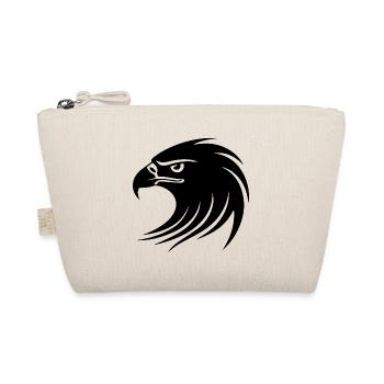 Adler Adlerkopf - Bio-Täschchen - Natur - Vorne