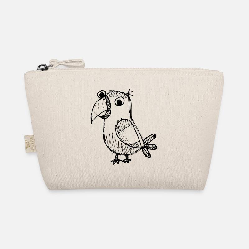 Papagei Vogel - Bio-Täschchen - Natur