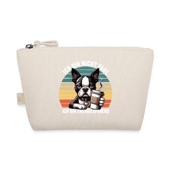 Ich Bin Nicht Faul Boston Terrier Boston Bosti - Bio-Täschchen - Natur - Vorne