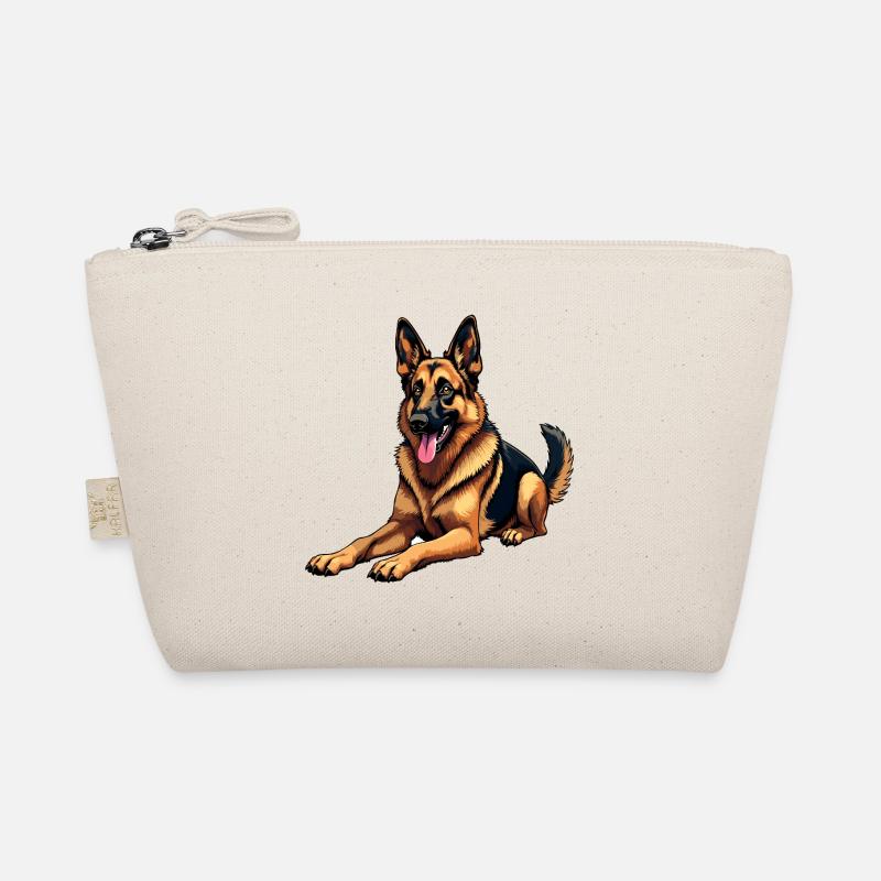 Deutscher Schäferhund German Shepherd dog Owczarek - Bio-Täschchen - Natur