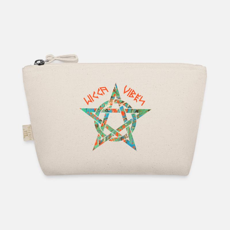 pentagram 3 e 4 wicca vibes runes Organic Pouch
