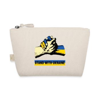 stand with ukraine Fist Ukrainer - Bio-Täschchen - Natur - Vorne