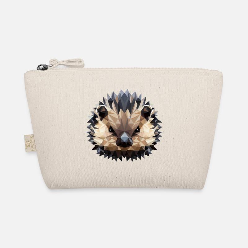 Polygon Igel Design Bio-Täschchen
