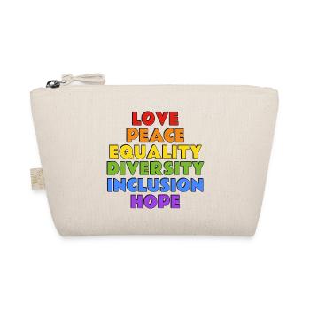 Valeurs de la fierté LGBTQ - Trousse biologique - nature - Devant