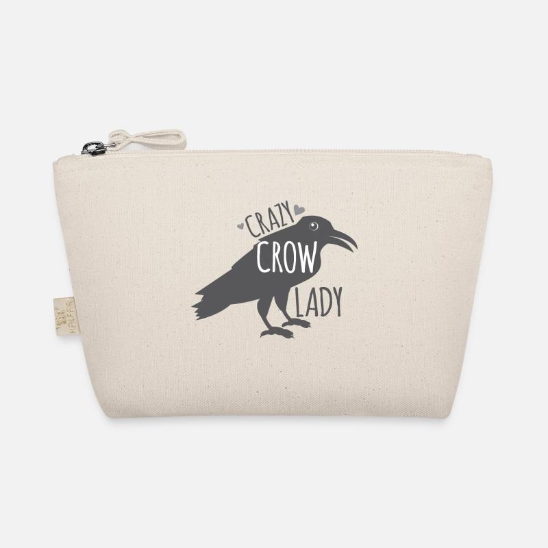 Crazy crow lady Organic Pouch