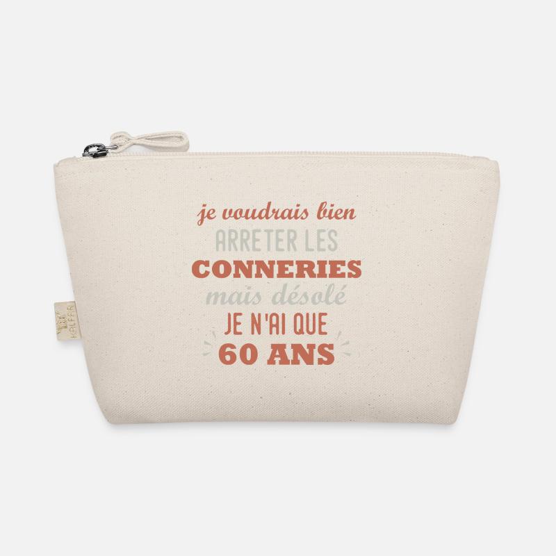 anniversaire 60 ans arrêter les conneries 60 ans Trousse biologique