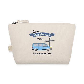 womo ruft campingbus - Bio-Täschchen - Natur - Vorne