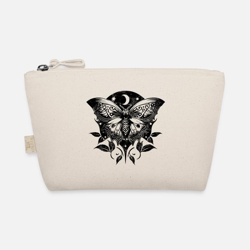 Moth, papillon de nuit, lune, vignes, gothique, wicca - Trousse biologique - nature