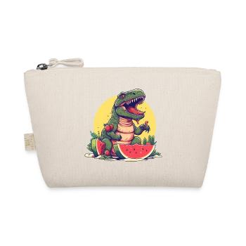 Dino T-Rex au melon et fraise - Sunset Design - Trousse biologique - nature - Devant