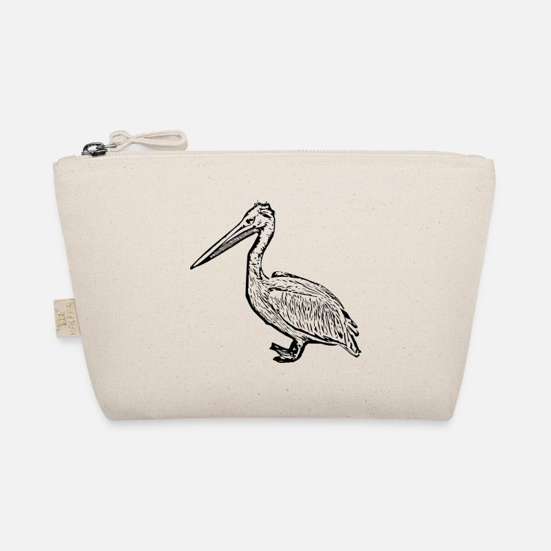 Pelikane Vogel Vögel Pelecanus - Bio-Täschchen - Natur