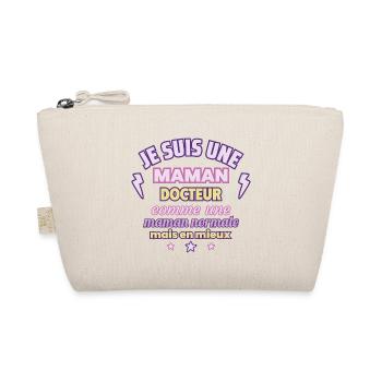 Maman docteur, cadeau fête des mères,Noël - Trousse biologique - nature - Devant