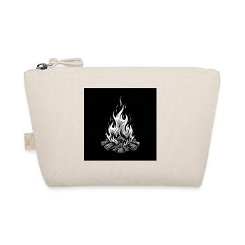 Campfire magic: warmth, light and nights - Organic Pouch - nature - Front