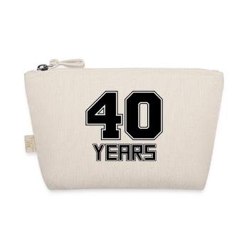40 years - Organic Pouch - nature - Front
