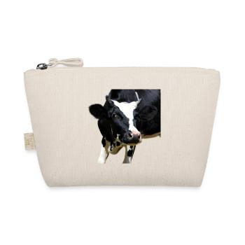 funny cow cow head gift farmers farmers - Organic Pouch - nature - Front