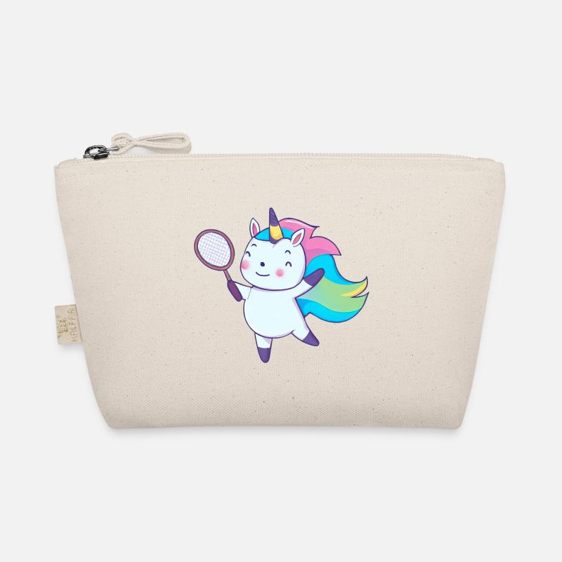 Badminton-Einhorn Bio-Täschchen