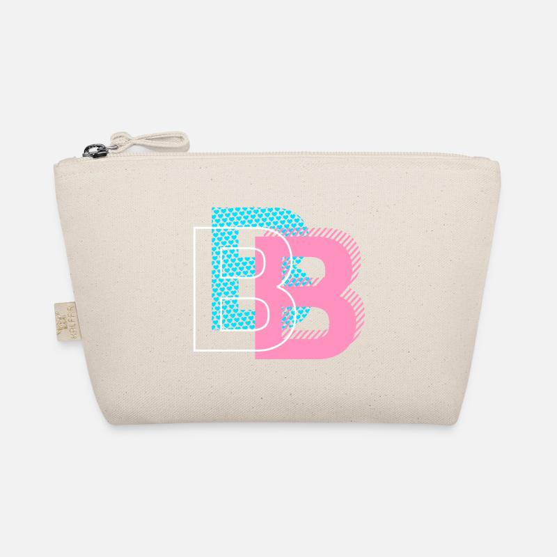 B as letter Organic Pouch
