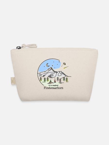 Finsteraarhorn Mountain Summit Bernese Alps Ascent - Organic Pouch - nature - Front