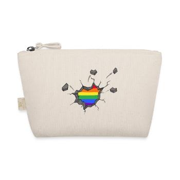 lgbt pride love rules human gender pan queer lgbtq - Trousse biologique - nature - Devant